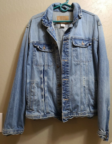 Old navy blue jeans - old,